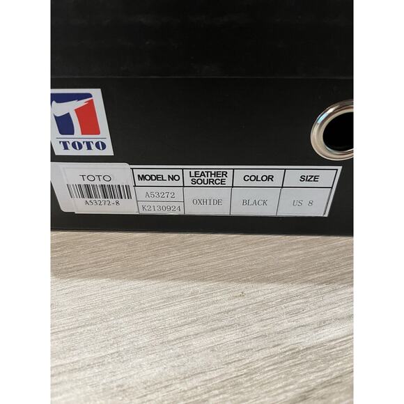 TOTO Men 8 A53272 3.2” Elevator Height Increasing Black Lace Up Sneaker Leather - Picture 2 of 10